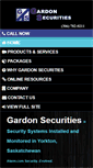 Mobile Screenshot of gardonsecurities.com